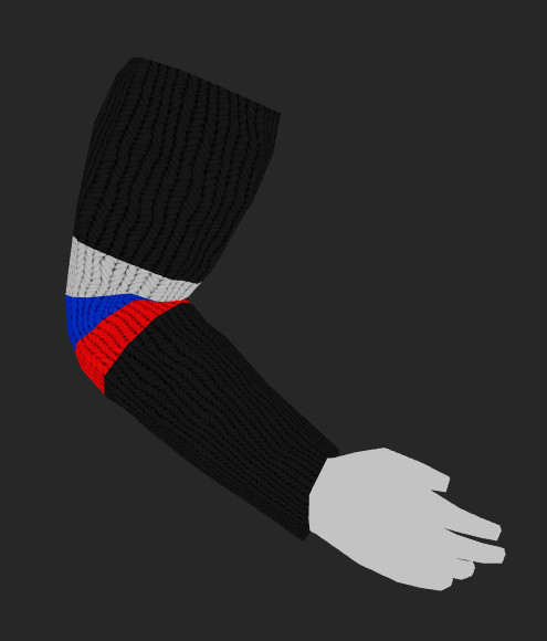 Рукав с флагом для армрестлинга